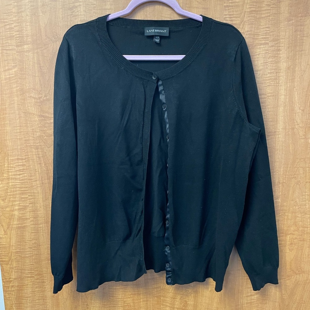 Lane Bryant Black Cardigan
